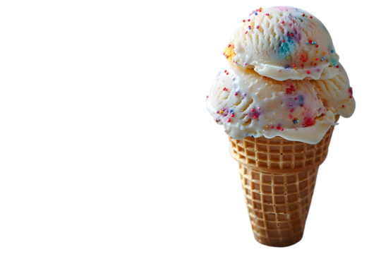 Double Scoop Ice Cream Cone.