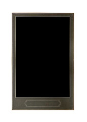 Empty Picture Frame with Decorative Border