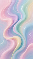 Obraz premium Pastel liquid paint background with soft gradients