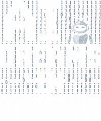 T-shirt design AI Dreams in Binary