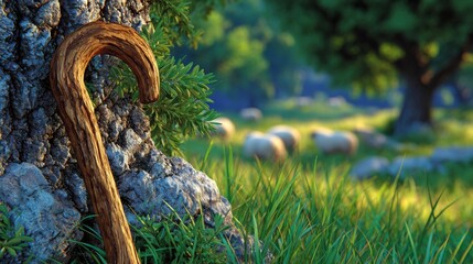 The Lords staff offers comfort in green pastures.