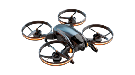 Futuristic Drone Design Aerial Vehicle Technology Innovation