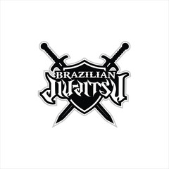 Jiu-jitsu martial arts logo