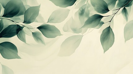 Vibrant Green Foliage Closeup with Textured Leaves in Natural Light and Detailed Vein-generative ai