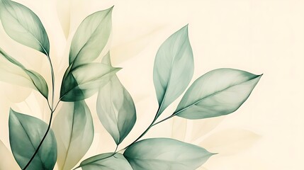 Vibrant Green Foliage Closeup with Textured Leaves in Natural Light and Detailed Vein-generative ai