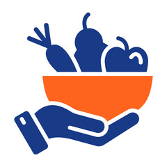 Organic Food Fill Vector Icon