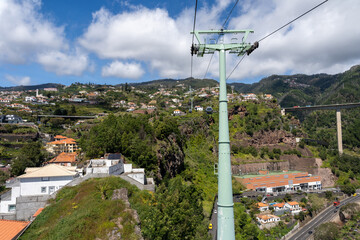 Madeira Cable Car in Funchal, Madeira, Portugal
