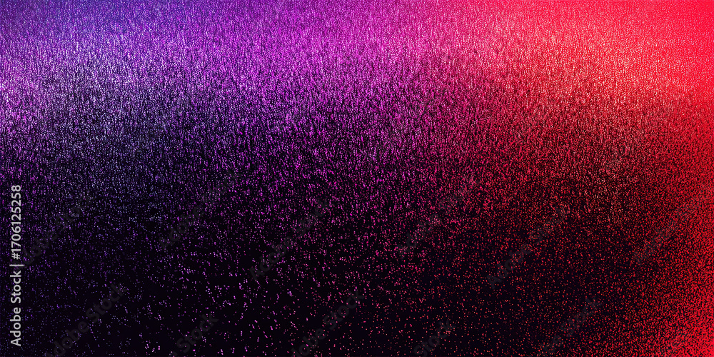 Poster rich purple fading into intense red with a subtle glow effect.