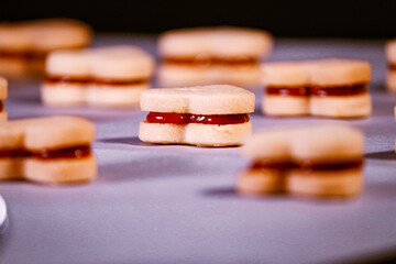 Stacked alfajores