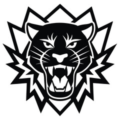 Snow Leopard Hockey Club Ice Logo