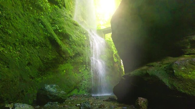Cascada de los Tilos Waterfall, La Palma, Canary Islands, Spain