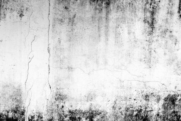 Aged concrete wall with cracks and distressed texture detail