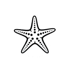 Obraz premium starfish isolated on white background