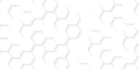 White paper texture abstract grid tile seamless hexagon wall creative metal business wallpaper texture background.	