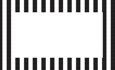 Fototapeta premium black and white border