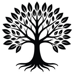 Obraz premium environmental tree of life eco concept isolated on white background