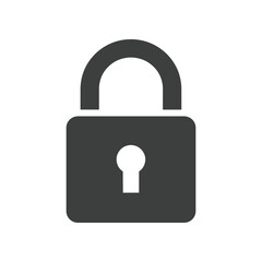 A secure padlock symbolizing safety and protection, set against a minimalist background