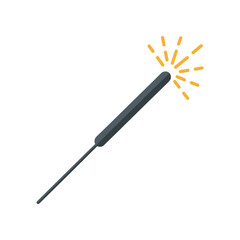 A sparkling magic wand casting bright light in a whimsical fantasy setting