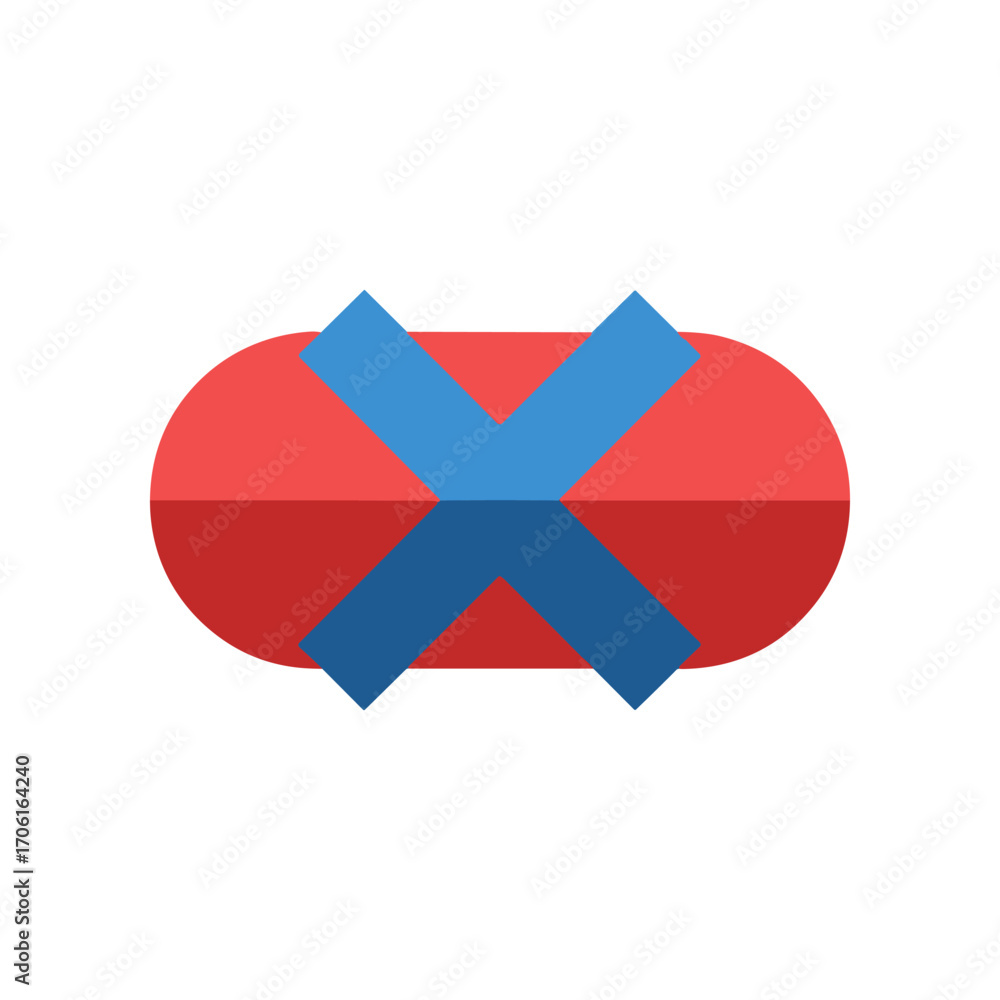 Poster abstract geometric design featuring overlapping shapes in vibrant colors on a minimalist background