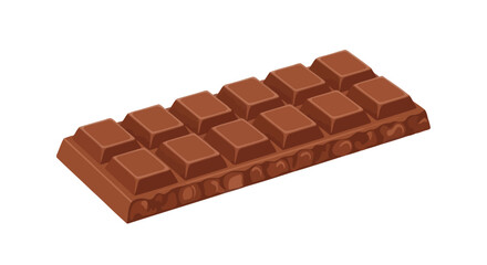 A classic rectangular milk chocolate bar with segments.