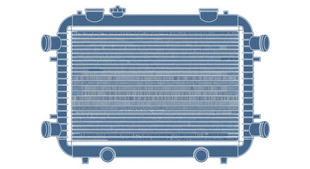 Automotive Radiator Cooling System Component.