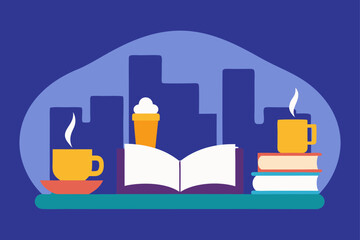 Obraz premium book and candle