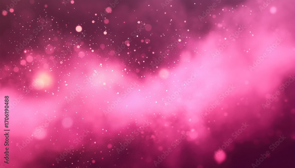 Poster pink bokeh dust explosion capturing the essence of abstract beauty in a dazzling and explosive displ
