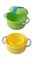 Stackable Baby Food Storage Containers with Lids for Healthy Meals and Snacks on the Go