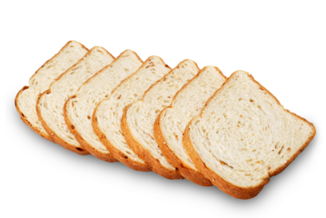 Fatias de pão de forma