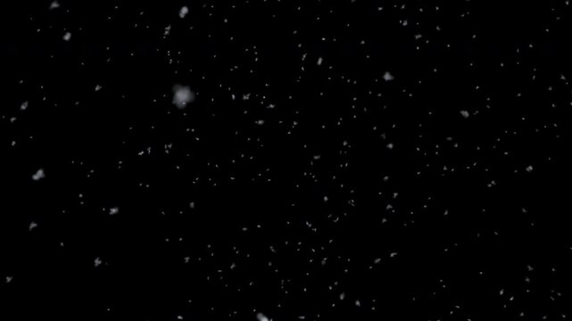 Realistic blizzard snowstorm overlay with falling snow particles for cinematic winter and holiday video editing