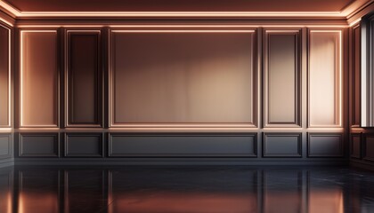 Interior Wall Mock-Up: Wall Art Rendering For Design Visualization. Create A Beautiful And Realistic Representation Of Wall Art Concepts.