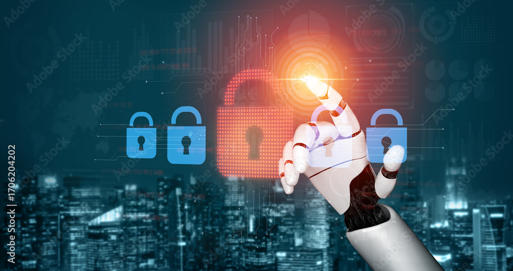 Poster ai system identifies potential data vulnerabilities and alerts for breaches, improving proactive cyb