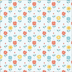 Floral Watercolor Seamless Pattern