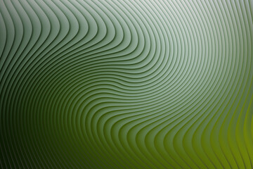 Fototapeta premium Abstract green wavy lines with a swirling effect