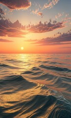 Obraz premium sunset on the sea