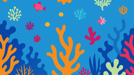 seamless pattern with colorful flowers