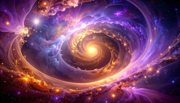 Abstract swirling cosmos (2)