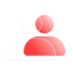 Engaging abstract social network profile icon for modern team collaboration design