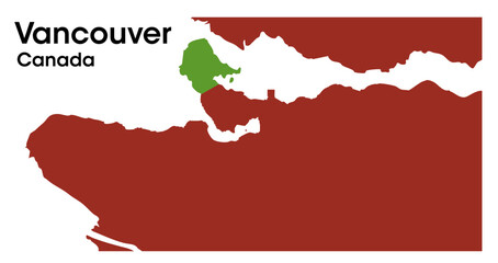 vancouver canada map