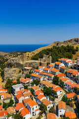 Historic Hilltop Village Overlooking the Aegean in Samothraki