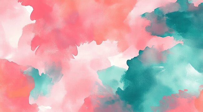 Lilly Pulitzer wallpaper pattern, a colorful watercolor in shades of pink and teal