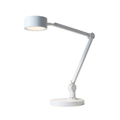 Modern matte white adjustable led desk lamp for study and work bright illumination