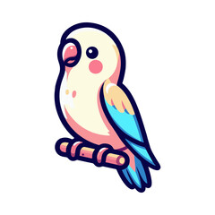
lovebird illustration design