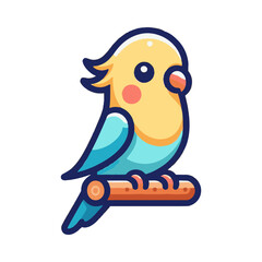 
lovebird illustration design