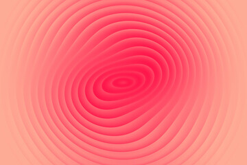 Abstract concentric circles background with a soft gradient of pink and peach tones, creating a gentle depth
