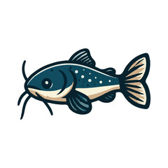 
catfish illustration design