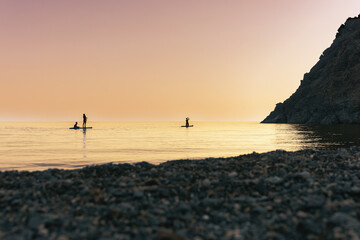 Peaceful SUP Ride at Kipos Beach, Greece