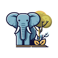 elephant illustration design