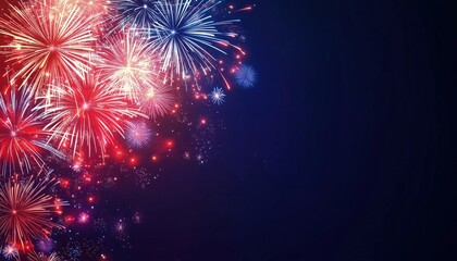 Celebrate Independence Day With The Usa Fireworks Border For The 4th Of July Filled With Festive Fireworks And Patriotic Designs.