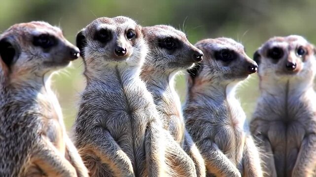group of meerkats